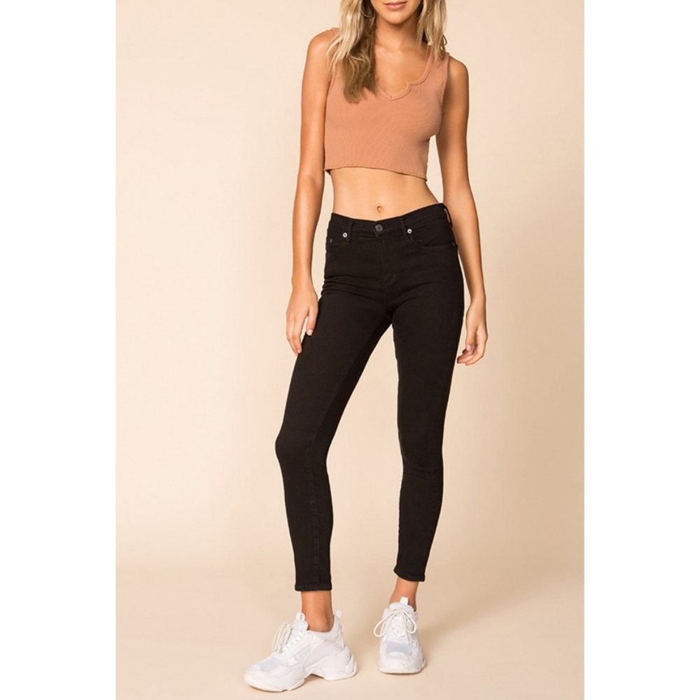 Agolde Sophie Mid-Rise Skinny Jeans